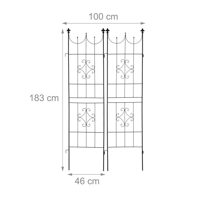 Plantenklimrek 183 x 46 cm set van 2k 183 x 46 cm set van 2