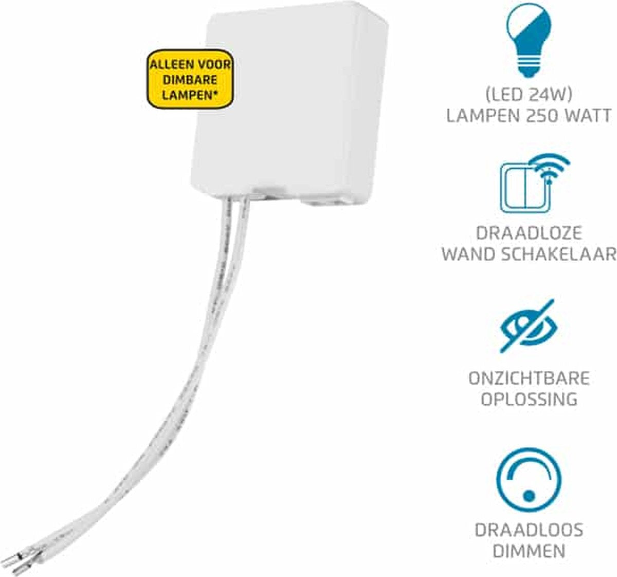 KlikAanKlikUit Mini Inbouwdimmer multi - AWMD-250