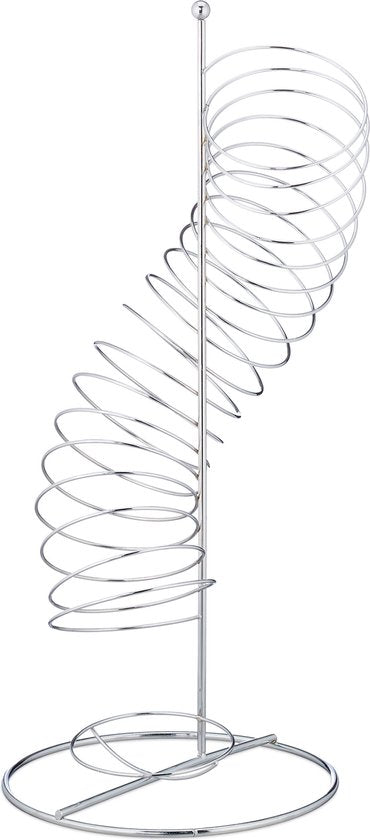sinaasappelhouder - spiraal - voor 7 sinaasappels - metaal