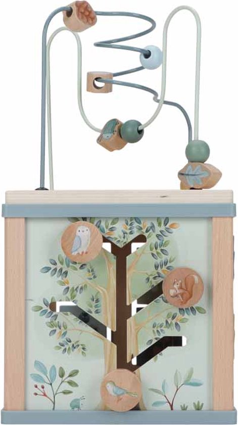 Little Dutch Houten Activiteitenkubus - Forest Friends FSC