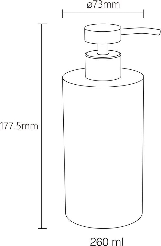Sealskin Blend - Zeepdispenser 260 ml - vrijstaand - Terrazzo