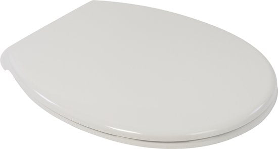 Plieger Royal Toiletbril - Universele vorm WC Bril - Duroplast - Wit - Met Deksel - RVS Bevestiging