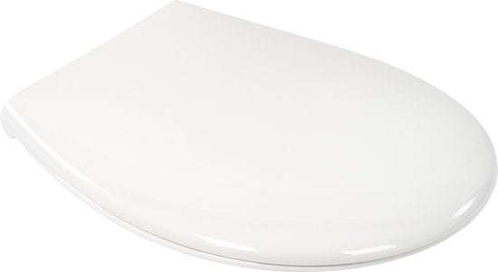 Plieger Smart Toiletbril - Universele vorm WC Bril - Thermoplast - Wit - Met Deksel - Softclose - Quick Release - Kunststof bevestiging