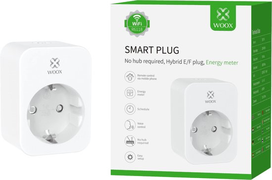 WOOX R6118 smarthome stekker met energie monitor - smart plug - smarthome stekker