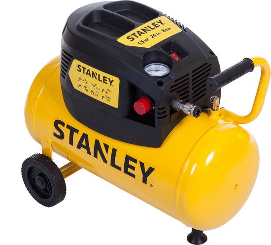 Stanley Compressor DN200/8/24 - Luchtcompressor 8 Bar