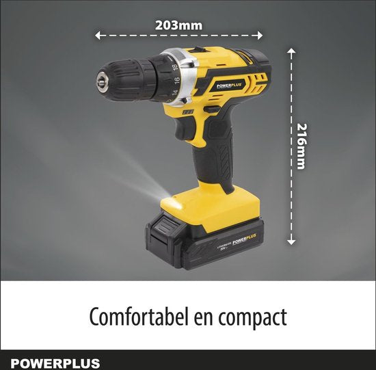 Powerplus POWX00501 Accu boormachine - Schroefboormachine