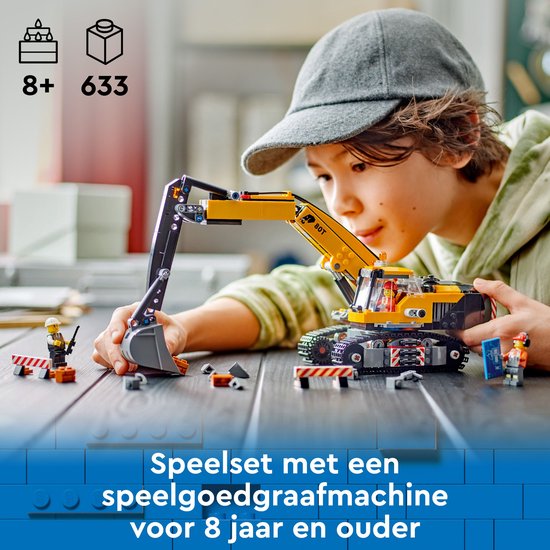LEGO City Gele graafmachine speelgoedset - 60420