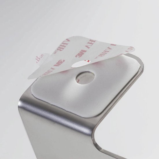 Tiger Colar - Wc rolhouder zonder klep - Zonder te boren - Toiletrolhouder zelfklevend - RVS geborsteld
