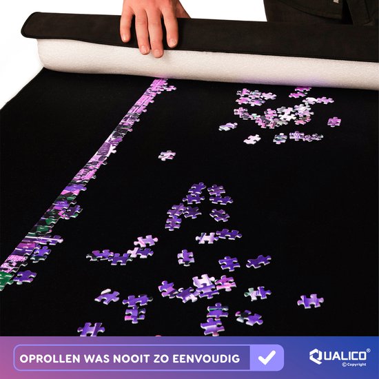 Qualico Puzzelmat 1500 stukjes – Neopreen, Antislip – 66 x 120 cm