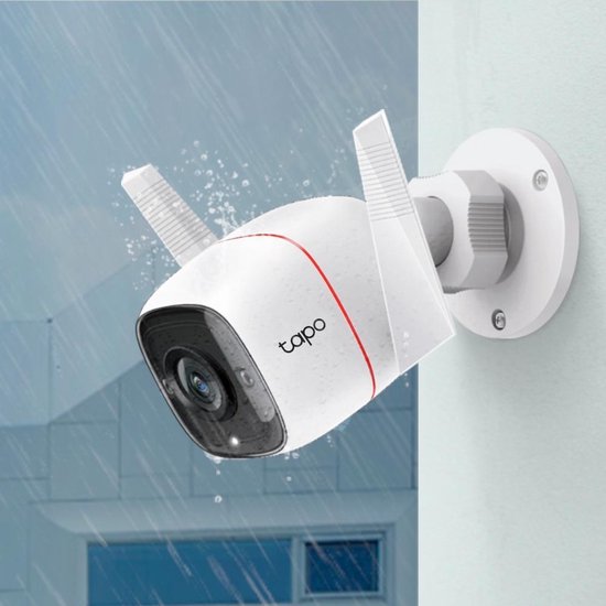 Tapo C310 Beveiligingscamera buiten - 2K - Sterrenlicht-nachtzicht Home Security Wi-Fi - Wit