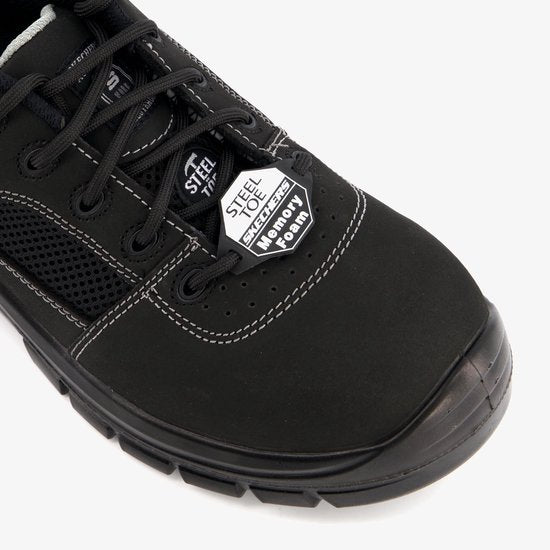 Skechers Trophus Heren Werkschoenen - Zwart