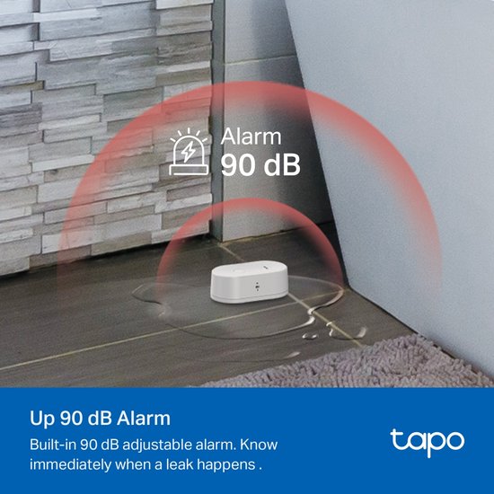 TP-Link Tapo T300 Waterlekdetector Transparant