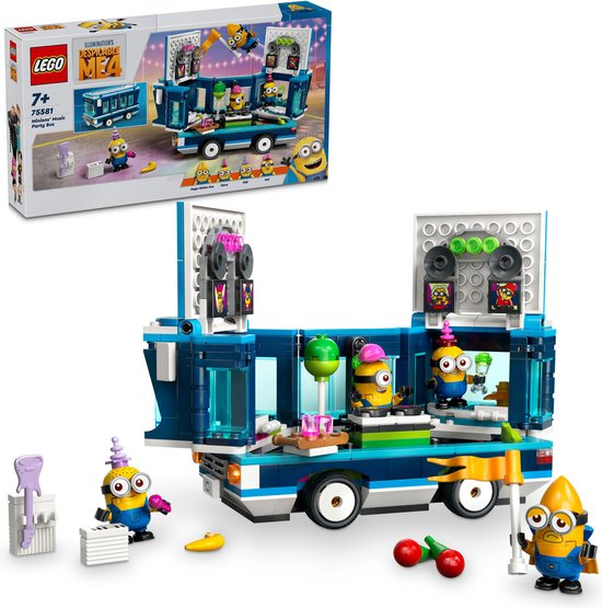 LEGO Despicable Me 4 - Muzikale feestbus van de Minions - 75581