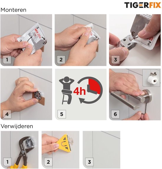 Tiger - TigerFix lijm - zonder boren - Glue - Accessoires lijm