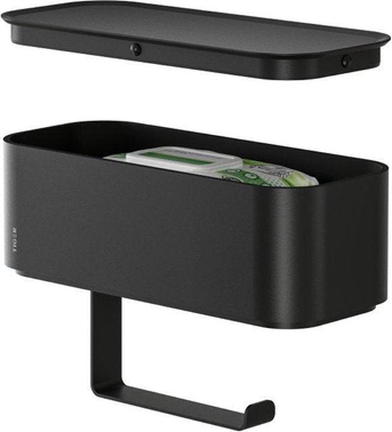 Tiger 2-Store - Toiletrolhouder - Wc rolhouder met opbergbakje