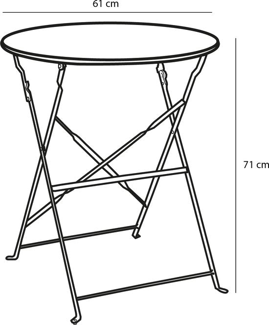 Mica Decorations Laurence Bistroset - Set van 3 - Metaal - Wit