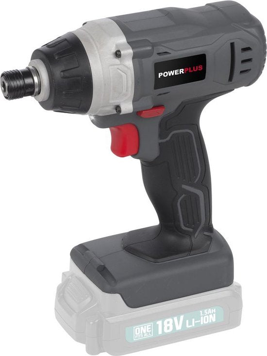Powerplus POWEBISS1 Slagschroevendraaier - 18V+BATT. 1.5AH+Lader
