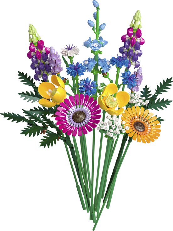 LEGO Icons Wilde Bloemen Boeket Bouwset voor Volwassenen, Botanical Collection - 10313