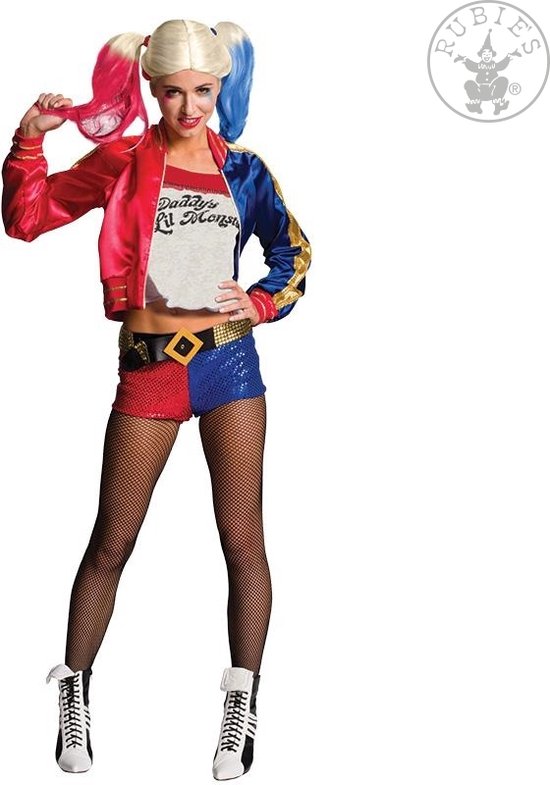 Luxe Harley Quinn - Suicide Squad™ kostuum voor vrouwen - Verkleedkleding - Maat M