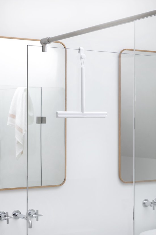 Brabantia ReNew Douchewisser - met Ophanghaak - White