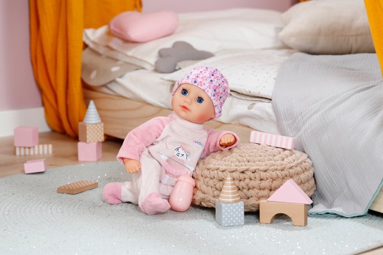 BABY born BABY born babypop Anna Rosé 36cm zacht lijfje roze flesspeelgoed.