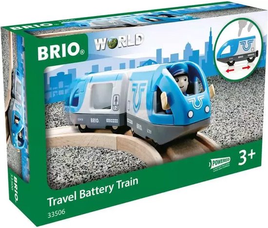 BRIO Passagierstrein op batterijen - 33506