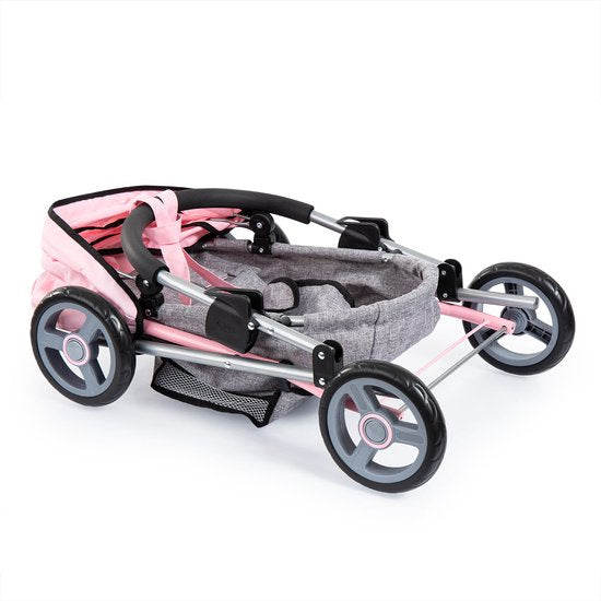 Bayer Design - Poppenwagen Cosy - Grijs met vlinders