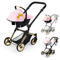 Bayer luxe gouden poppenwagen