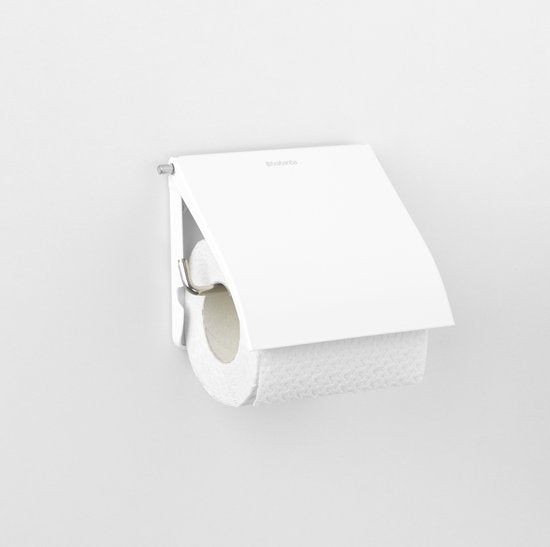 Brabantia ReNew WC Rolhouder - met Klep - Hangend - Zonder boren - White