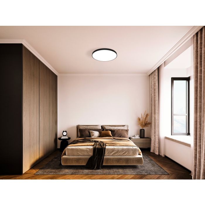 EGLO plafondlamp LED Zubieta-A zwart 24W