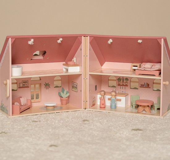 Little Dutch Draagbaar Houten Poppenhuis FSC