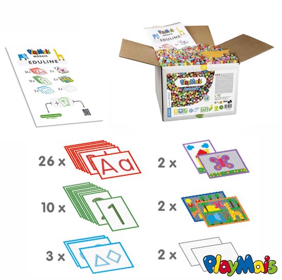 PlayMais Eduline Mosaic (>12.000 Stukjes)