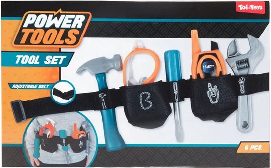 Power Tools Gereedschapset in Riem 6-delig