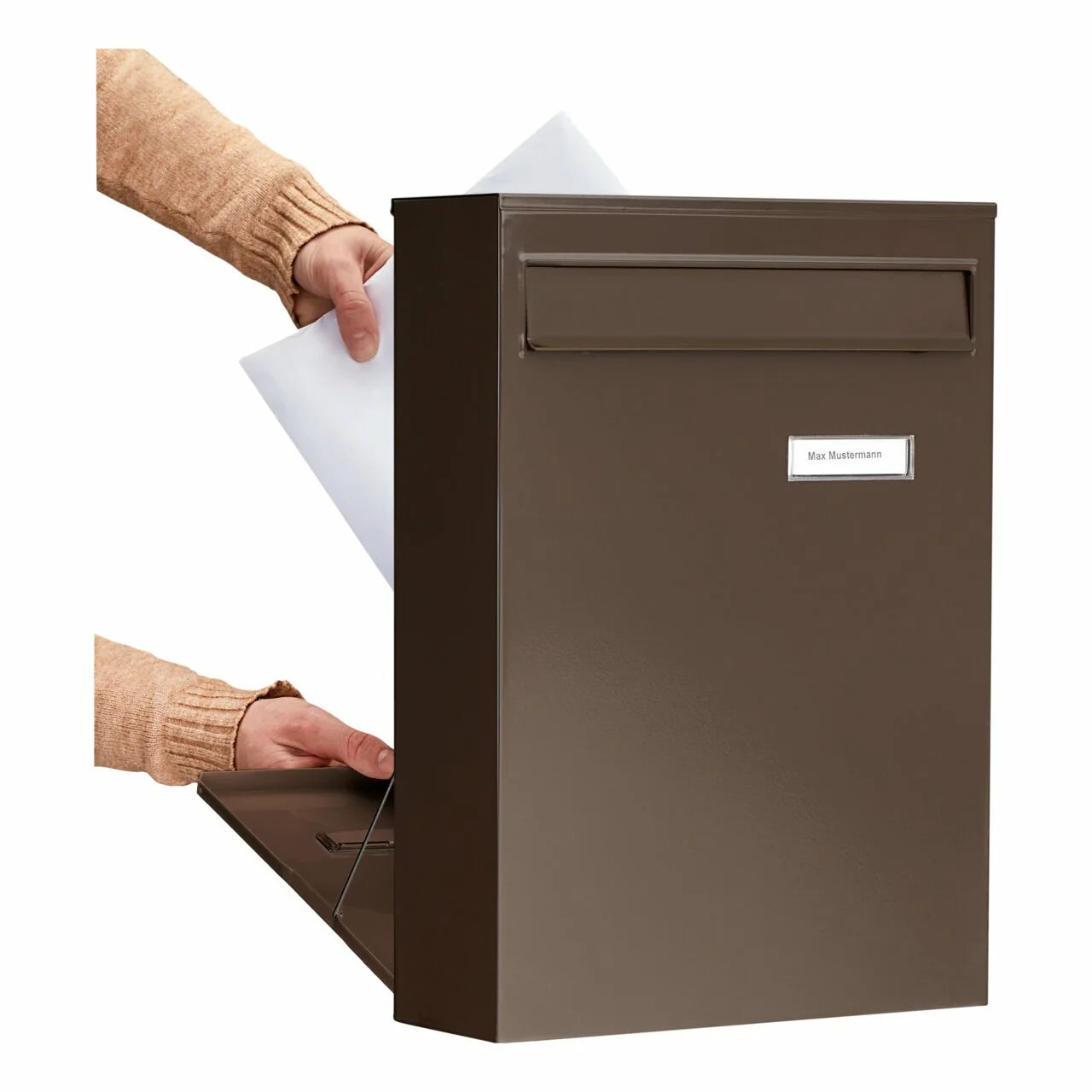 Brievenbus Leipzig bruin