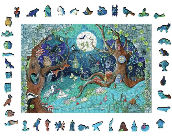 Ravensburger Fantasy houten puzzel 500