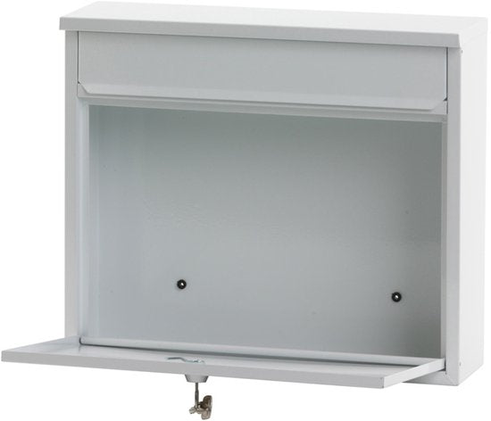V-Part - Wandbrievenbus Granadan - Galvanized steel Powder Coated - wit - Brievenbus