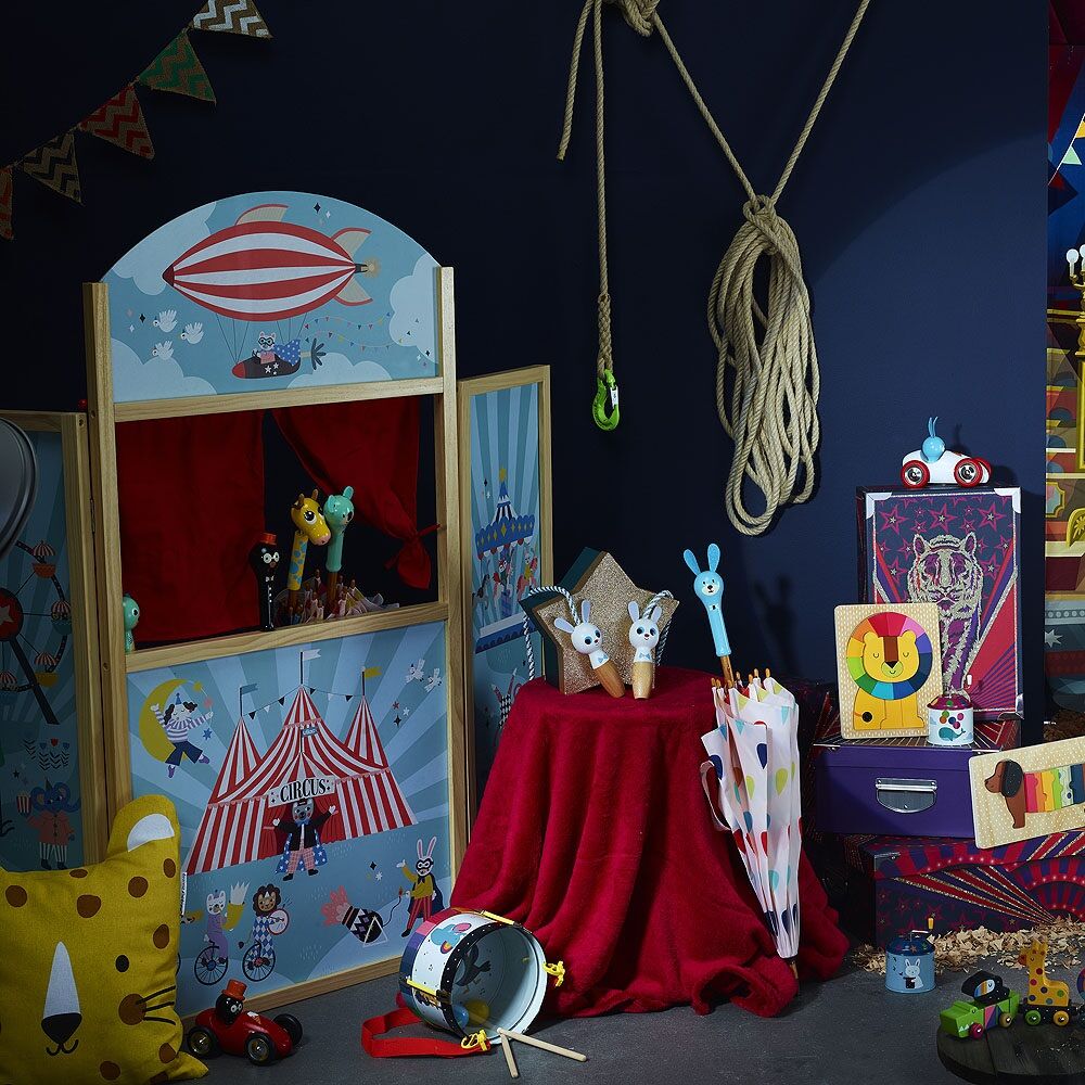 VILAC-Poppenkast - Theater - houten speelgoed