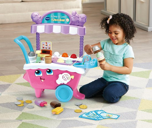 VTech Schep & Leer IJscokar Deluxe - Educatief Speelgoed - IJskar - Ontdek Kleuren, Dieren en Tellen - Kinderspeelgoed 2 Jaar tot 5 Jaar