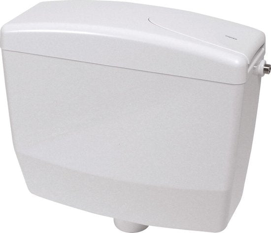 Wisa 350 laaghangend reservoir single flush 6/9 liter instelbaar wit