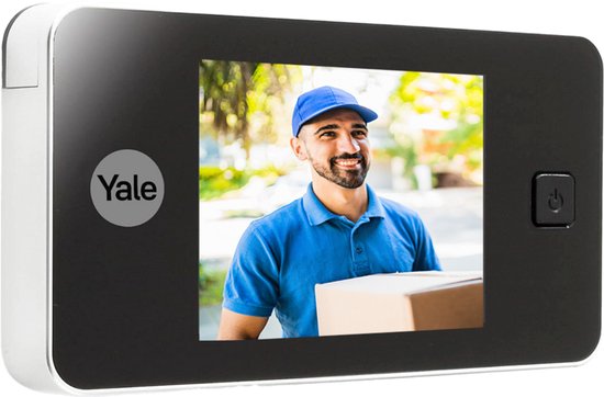 Yale Standaard Digitale Deurspion 500 - Live-weergave - Hoogwaardige Camera - Zilver