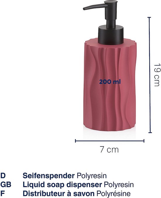 Zeepdispenser, 0.2 L, Wit - Kela | Merida