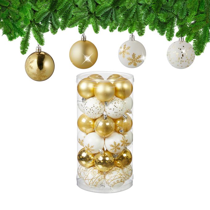 Kerstballen set van 30