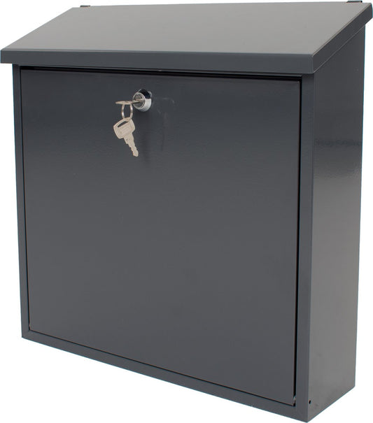 V-Part - Wandbrievenbus Malagan - Galvanized steel Powder Coated - antraciet - Brievenbus