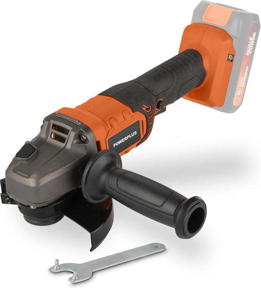 Powerplus POWDPO5000 accu haakse slijper - 20 V - 125mm schijfdiameter - Zonder accu en lader, gereedschap