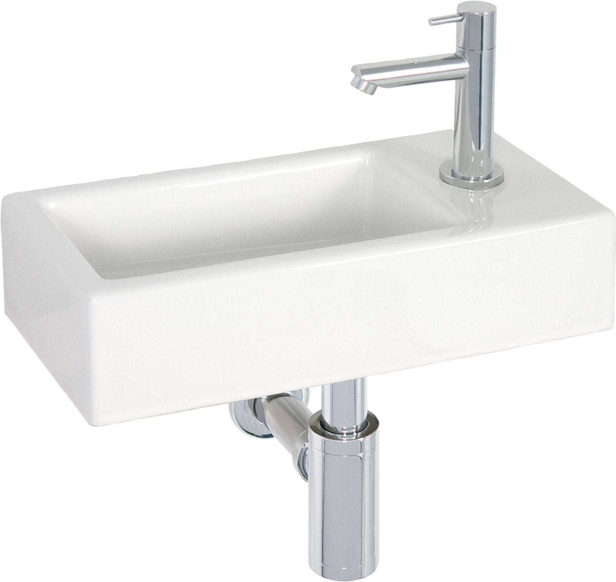 AquaVive Fonteinset Somme - Keramiek - Wit - 37,5cm