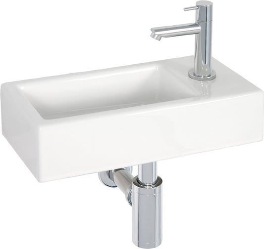 AquaVive Fonteinset Somme - Keramiek - Wit - 37,5cm