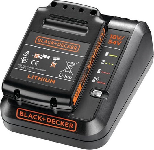 BLACK+DECKER Startset: 18V 2.0Ah accu + 2A Lader