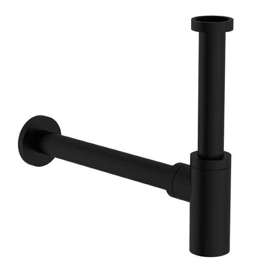 KIRCHHOFF Luxe Design Wastafel Fontein Sifon - 5/4" x 32mm - Mat Zwart
