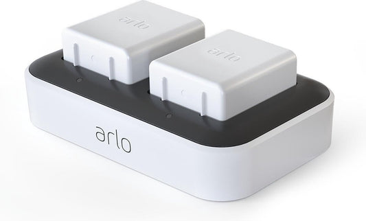 Arlo dual acculader (wit) - dual ACCULADER