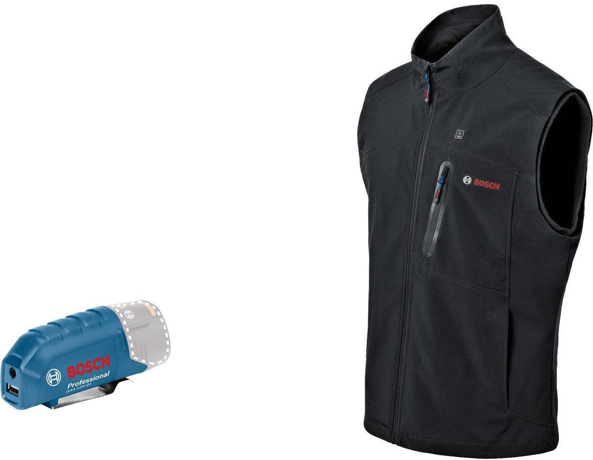 Bosch verwarmde kleding GHV 12+18V XA accu-adapter GAA 12V-21 Pro XXL